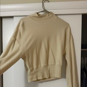 n:PHILANTHROPY Off-White Mock Neck Top